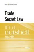 Cover of Sandeen and Rowe's Trade Secret Law in a Nutshell