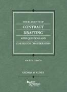 Cover of Kuney's The Elements of Contract Drafting