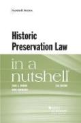 Cover of Historic Preservation Law in a Nutshell