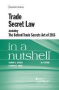 Cover of Trade Secret Law in a Nutshell
