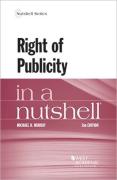 Cover of Right of Publicity in a Nutshell