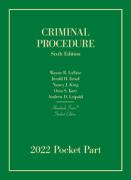 Cover of Criminal Procedure, 6th, Student Edition, 2023 Pocket Part (Hornbook Series)