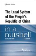 Cover of The Legal System of the People's Republic of China in a Nutshell