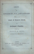 Cover of Swift v. Jewsbury, P.O., and Goddard