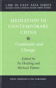 Cover of Mediation in Contemporary China: Continuity and Change