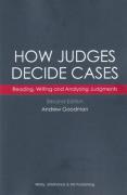Cover of How Judges Decide Cases: Reading, Writing and Analysing Judgments