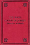 Cover of The Royal Courts of Justice: Illustrated Handbook (1883 ed)