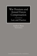 Cover of War Pensions and Armed Forces Compensation: Law and Practice