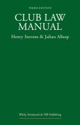 Cover of Club Law Manual