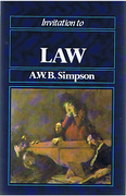 Cover of Invitation to Law