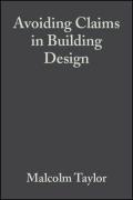 Cover of Avoiding Claims in Building Design: Risk Management in Practice