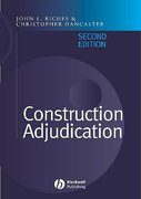 Cover of Construction Adjudication