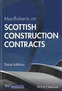 Cover of MacRoberts on Scottish Construction Contracts