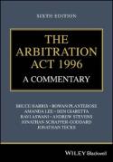 Cover of The Arbitration Act 1996: A Commentary