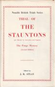 Cover of Trial of The Stauntons for Murder by Starvation and Neglect: The Penge Mystery (with Jacket)