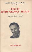 Cover of The Trial of John George Haigh: The Acid Bath Murder (with Jacket)