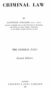 Cover of Criminal Law: The General Part