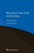 Cover of Religion and Law in Estonia