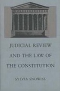 Cover of Judicial Review and the Law of the Constitution
