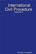 Cover of International Civil Procedure Volume 2